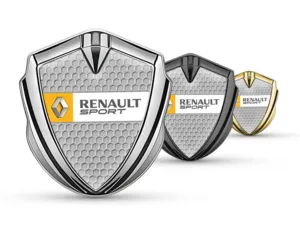 Renault Metallico Emblema Badge Disegno Forza Personalizzabile